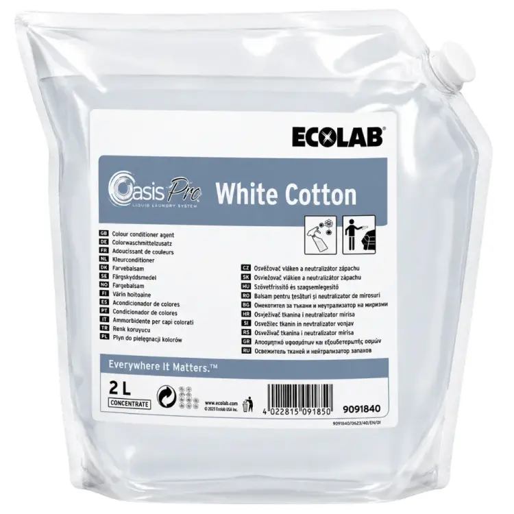 Ecolab Oasis Pro White Cotton Hava Şartlandırıcı 2 Lt - 1