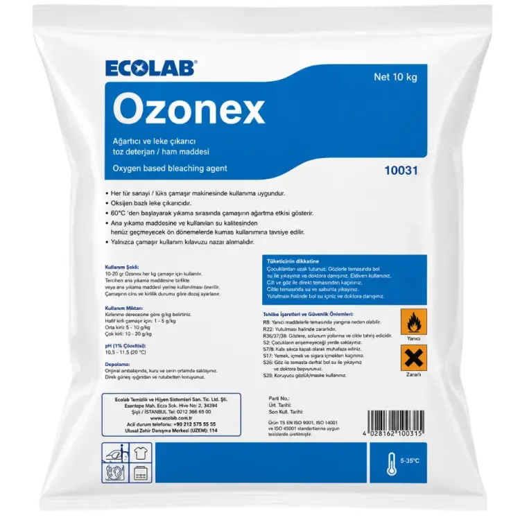 Ecolab Ozonex Ağartıcı ve Leke Çıkarıcı 10 Kg - 1