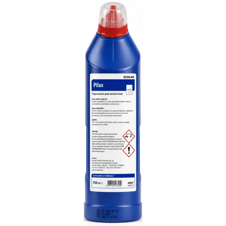 Ecolab Pilax Wc Temizleyici 750 Ml - 1