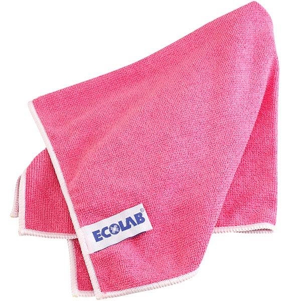 Ecolab Polifix Mikrofiber Temizlik Bezi Kırmızı 40x40 Cm
