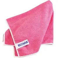 Ecolab Polifix Mikrofiber Temizlik Bezi Kırmızı 40x40 Cm (1)