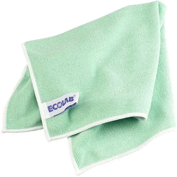 Ecolab Polifix Mikrofiber Temizlik Bezi Yeşil 40x40 Cm - 2