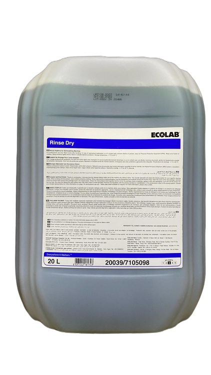 Ecolab Rinse Dry Bulaşık Parlatıcı 20 Kg 