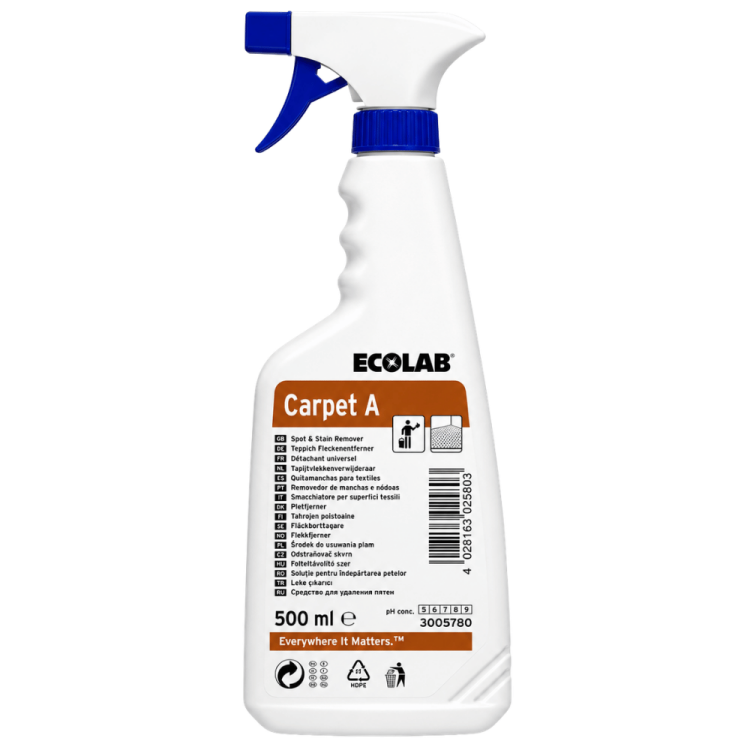 Ecolab Sapur A / Carpet A Halıda Oluşan Lekeleri Temizleyici 500 Ml 