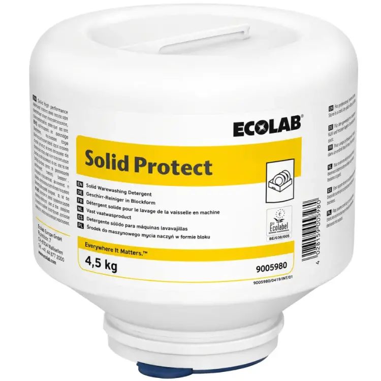 Ecolab Solid Protect Hassas Metaller için Katı Bulaşık Deterjanı Konsantre 4.50 Kg - 1