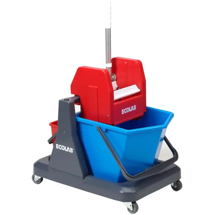 Ecolab Tek Kovalı Presli Temizlik Arabası 18 Lt - 1