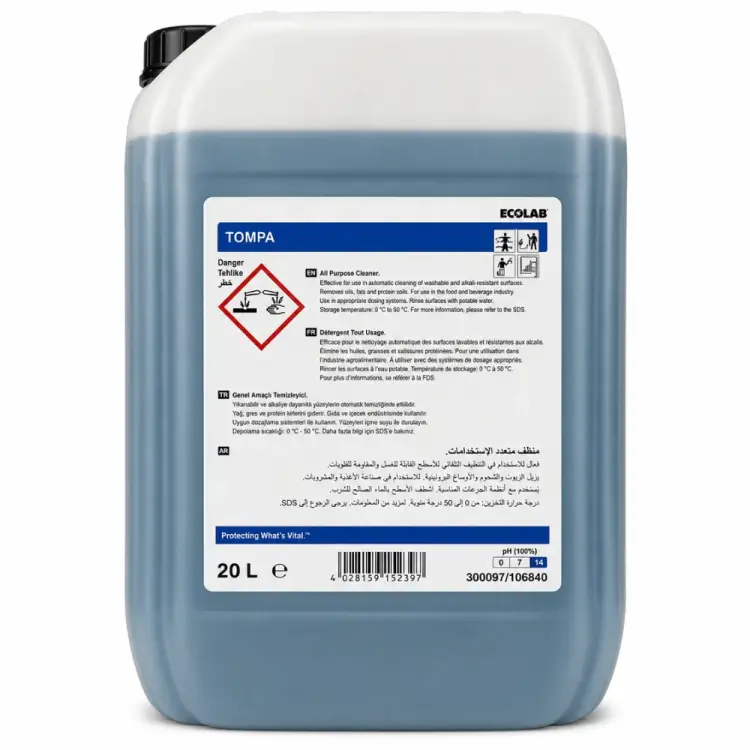 Ecolab Tompa Çok Amaçlı Genel Temizleyici 20 Kg - 1