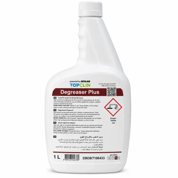 Ecolab TopClin Degreaser Plus Yağ Sökücü 1 Kg - 1