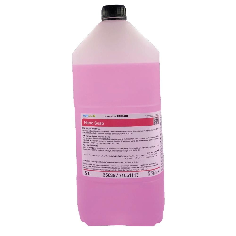 Ecolab TopClin Hand Soap Sıvı El Sabunu 5 Kg 