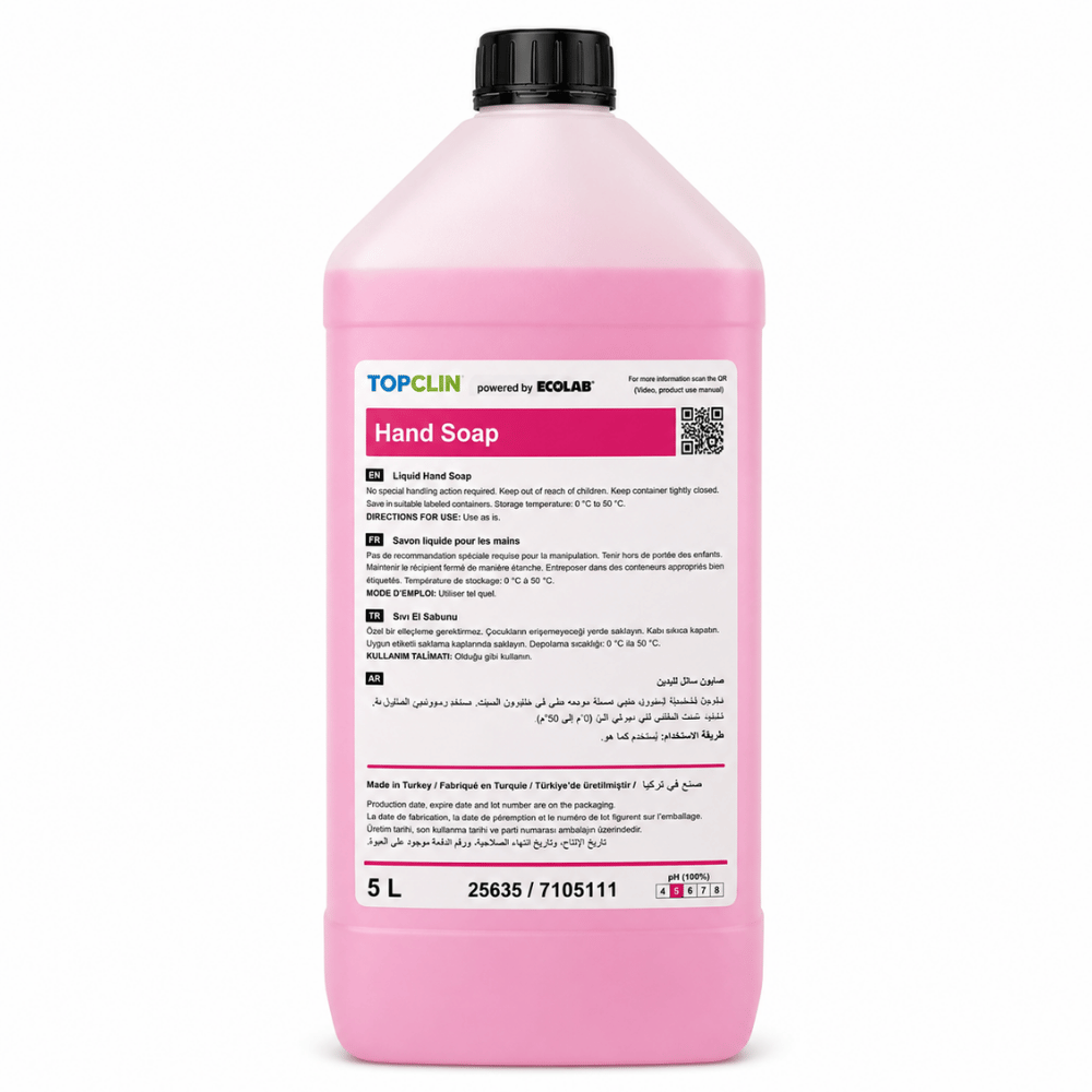 Ecolab TopClin Hand Soap Sıvı El Sabunu 5 Kg