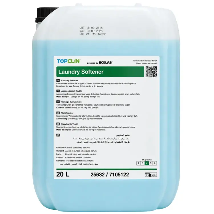 Ecolab TopClin Laundry Softener Çamaşır Yumuşatıcısı 20 Kg - 1