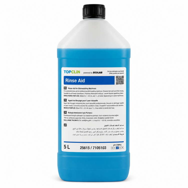 Ecolab TopClin Rinse Aid Bulaşık Parlatıcı 5 Kg 