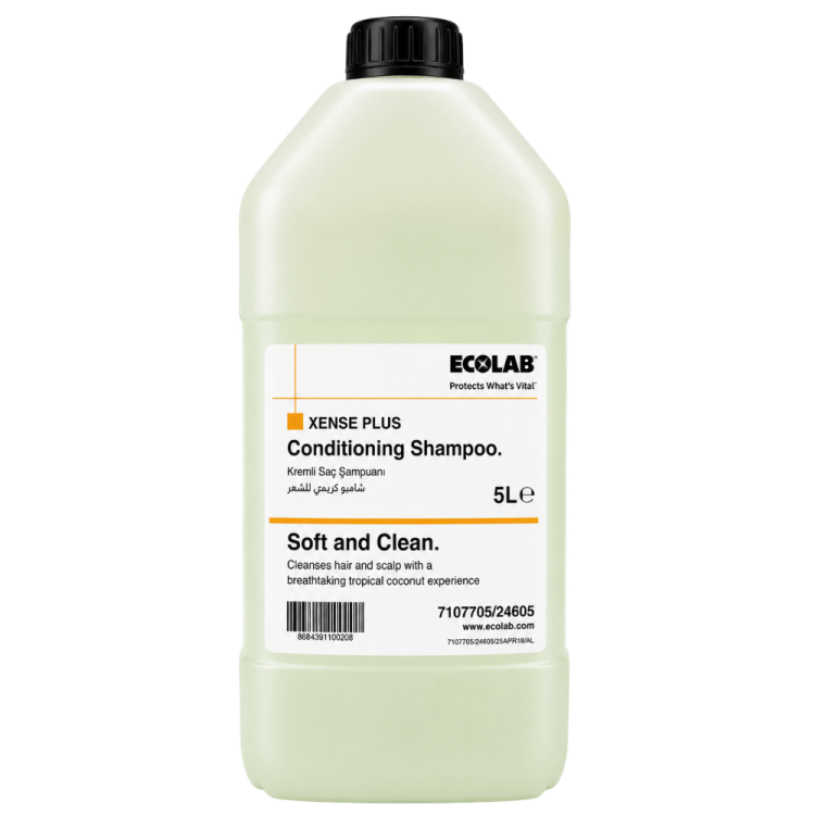 Ecolab Xense Plus 2 si 1 Arada Şampuan ve Saç Kremi 5 Lt 