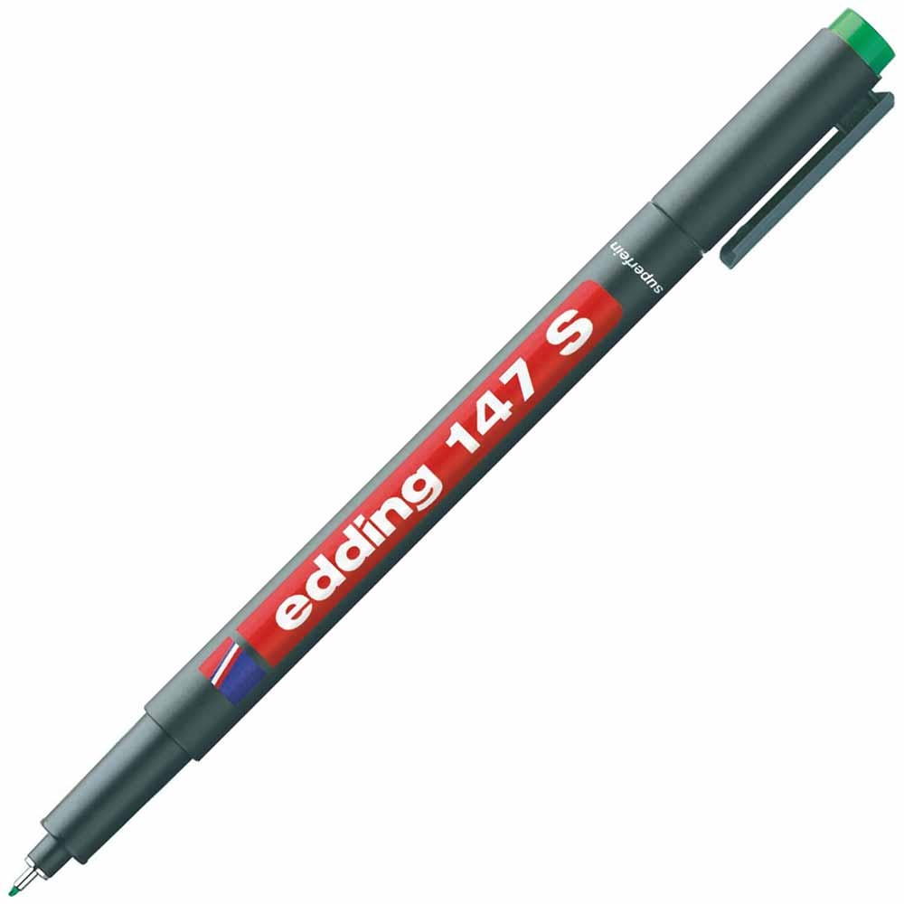 Edding Asetat Kalemi Silgili Yeşil E-147S