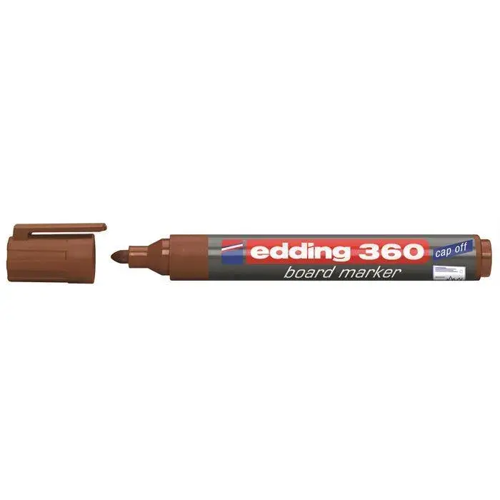 Edding Beyaz Tahta Kalemi 360 Kahverengi 
