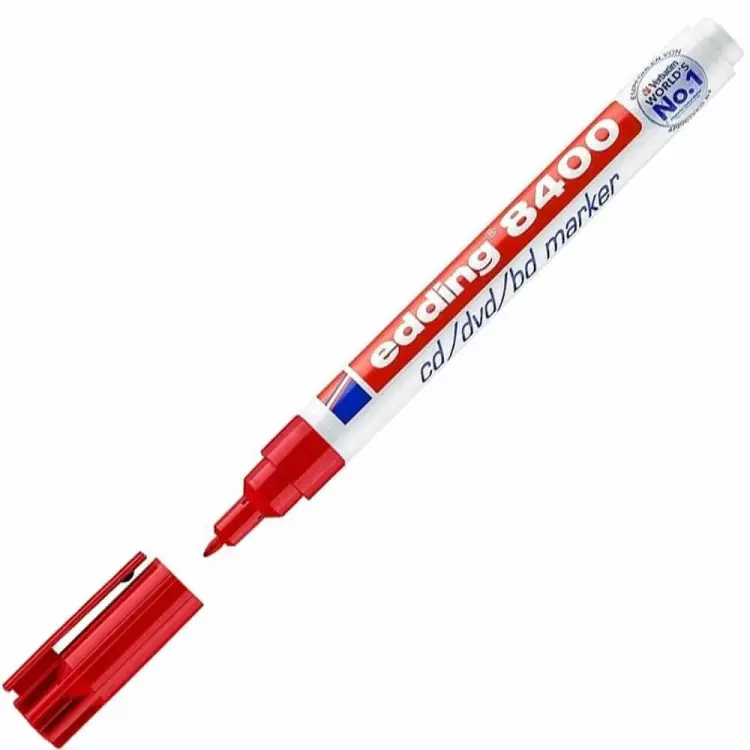 Edding Cd Kalemi Kırmızı E-8400 - 1