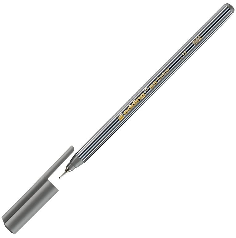Edding Fine Pen Stabilo Kalem E-55 0.3 mm Gri