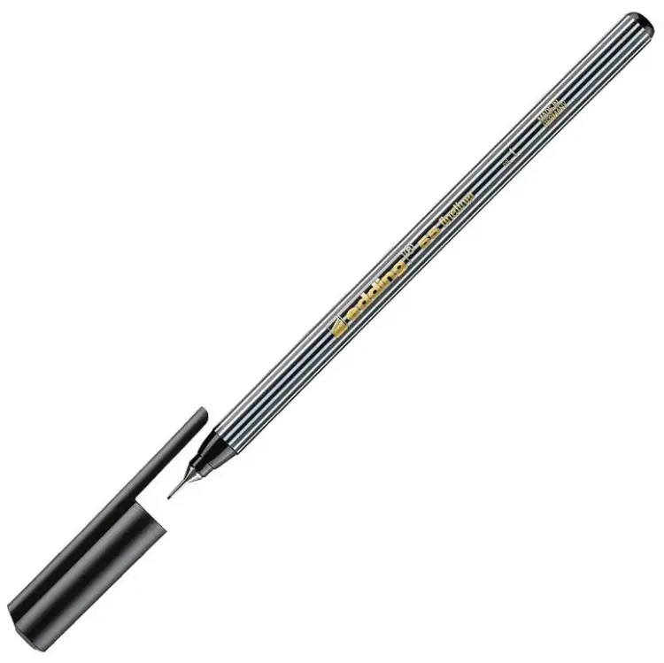Edding Fine Pen Stabilo Kalem E-55 0.3 mm Siyah - 1