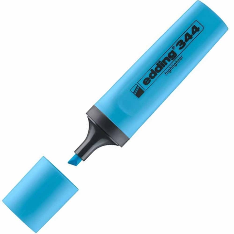 Edding Fosforlu Kalem Mavi E-344 
