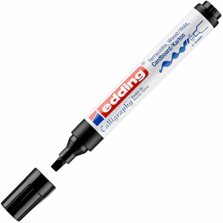 Edding Kaligrafi Kalemi Siyah E-1455 