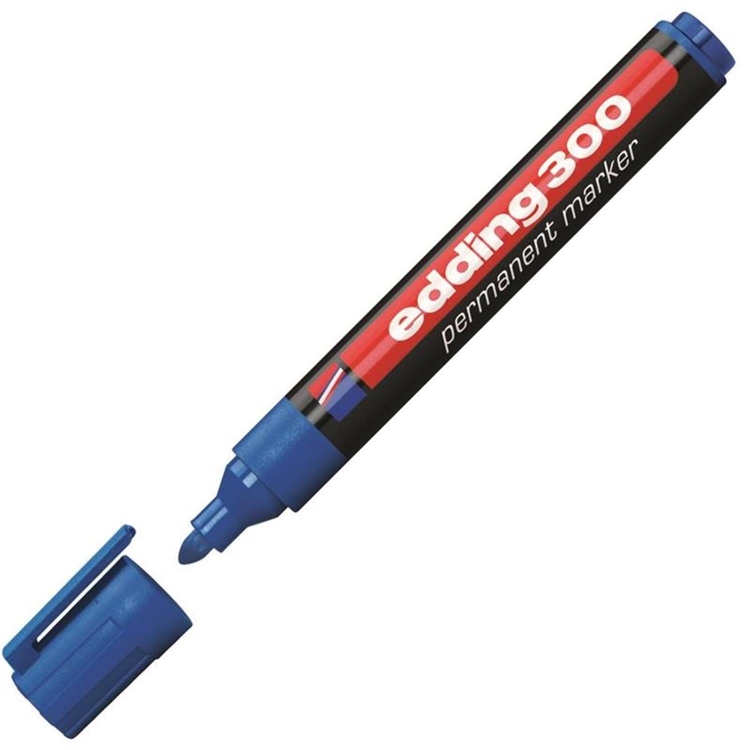 Edding Permanent Marker E-300 Mavi 