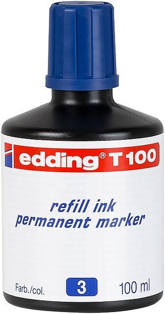 Edding T-100 Mürekkep Mavi 100 Ml