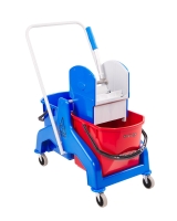 Ermop Çift Bölmeli Presli Temizlik Kovası Mavi 25 Lt - Ermop