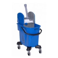 Ermop Tek Bölmeli Presli Temizlik Kovası Mavi 20 Lt - Ermop