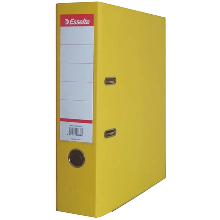 Esselte Extra Plastik Klasör Geniş Sarı 3040 