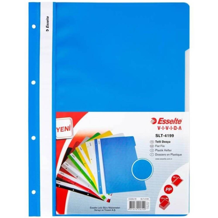 Esselte Telli Dosya Mavi 50 Li 4199 