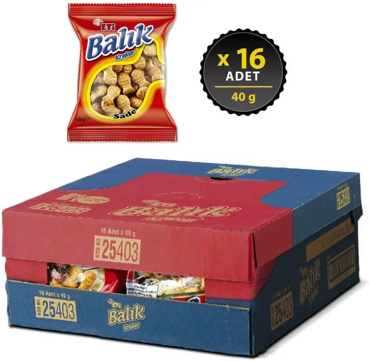 Eti Balık Kraker 40 Gr 16 Adet - 3