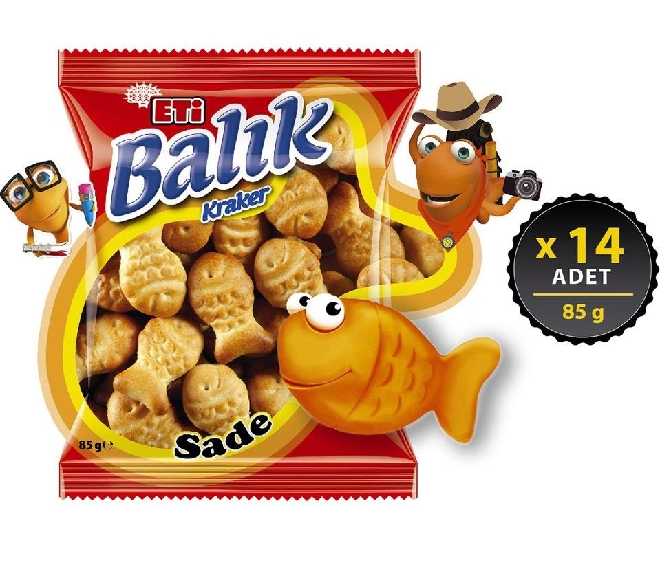 Eti Balık Kraker 85 Gr 14 Adet