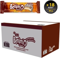 Eti Benimo Lokmalık Çikolatalı Bisküvi 80 Gr 18 Adet - Eti (1)
