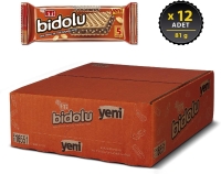 Eti Bidolu Kakao Kremalı Yer Fıstığı Parçacıklı Gofret 81 Gr 12 Adet - 4