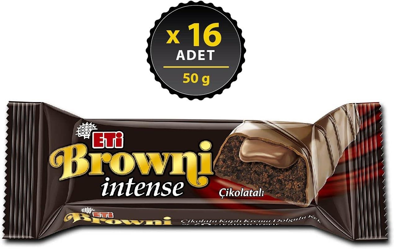 Eti Browni Intense Çikolatalı Kek 50 Gr 16 Adet