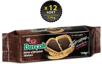 Eti Burçak Bitter Çikolatalı Yulaflı Bisküvi 114 Gr 12 Adet (1)