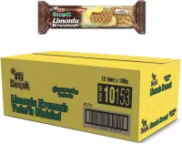 Eti Burçak Limonlu Kremalı Yulaflı Bisküvi 100 Gr 12 Adet (1)
