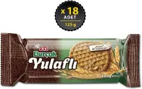 Eti Burçak Yulaflı Bisküvi 125 Gr 18 Adet