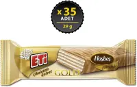 Eti Çikolatalı Gofret Beyaz Çikolata Kaplı Sütlü Kremalı 29 Gr 35 Adet - Eti (1)