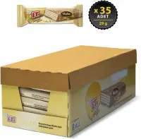 Eti Çikolatalı Gofret Beyaz Çikolata Kaplı Sütlü Kremalı 29 Gr 35 Adet - 4