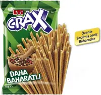 Eti Crax Baharatlı Çubuk Kraker 50 Gr 20 Adet (1)