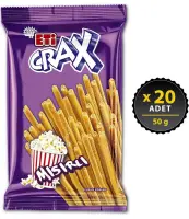 Eti Crax Mısırlı Çubuk Kraker 50 Gr 20 Adet