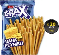 Eti Crax Peynirli Çubuk Kraker 50 Gr 20 Adet - 3