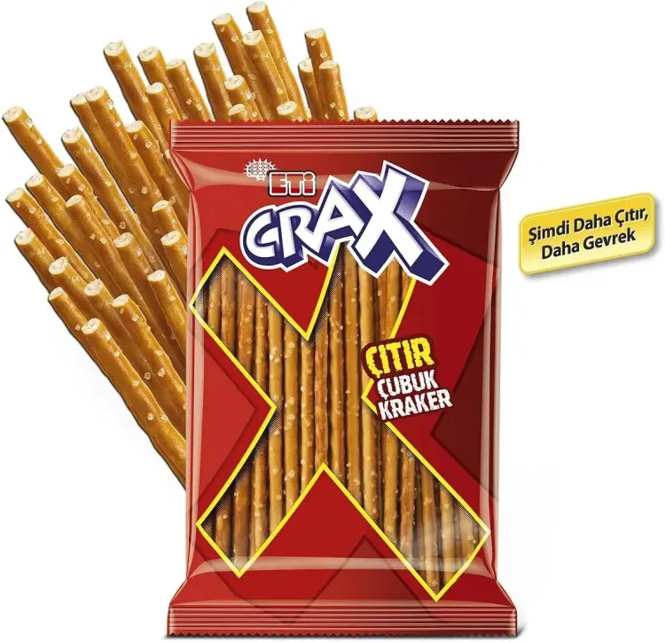 Eti Crax Sade Çubuk Kraker 40 Gr 34 Adet - 2