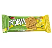 Eti Form Limon Lifli Kepekli Bisküvi 50 Gr 24 Adet
