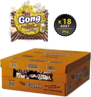 Eti Gong Ballı Hardallı Mısır ve Pirinç Patlağı 34 Gr 18 Adet - Eti (1)