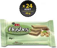Eti Hoşbeş Fındık Kremalı Gofret 40 Gr 24 Adet