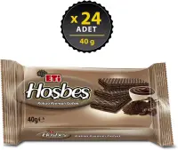 Eti Hoşbeş Kakao Kremalı Gofret 40 Gr 24 Adet - Eti (1)