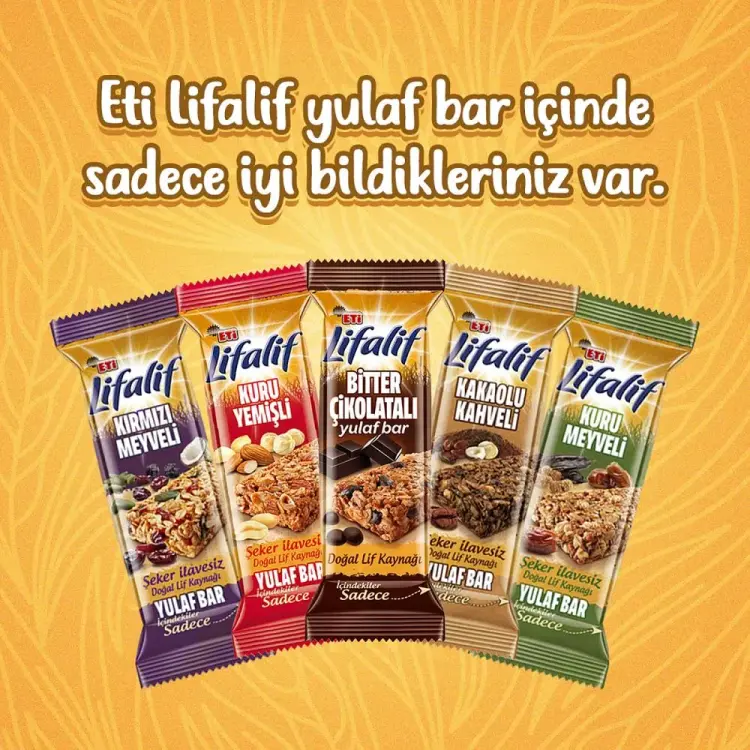 Eti Lifalif Kuru Yemişli Yulaf Bar 35 Gr 12 Adet - 3