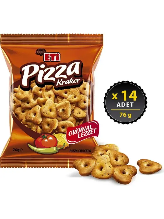 Eti Pizza Kraker 76 Gr 14 Adet - Eti